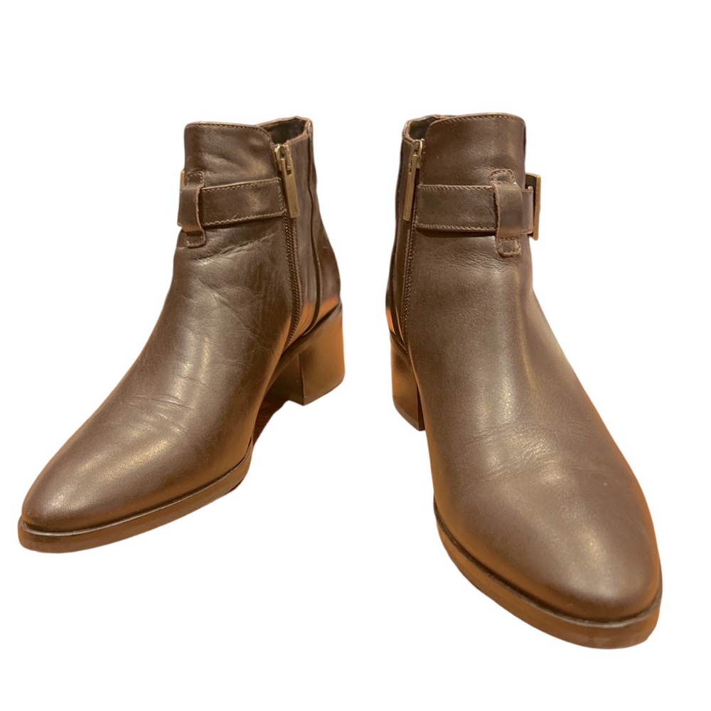 Aquatalia Waterproof Brown Booties